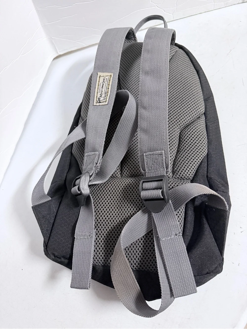 Maui and Sons Black and Gray Men's Backpack